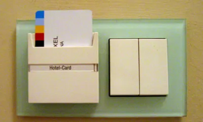European Hotel Room Power Switch